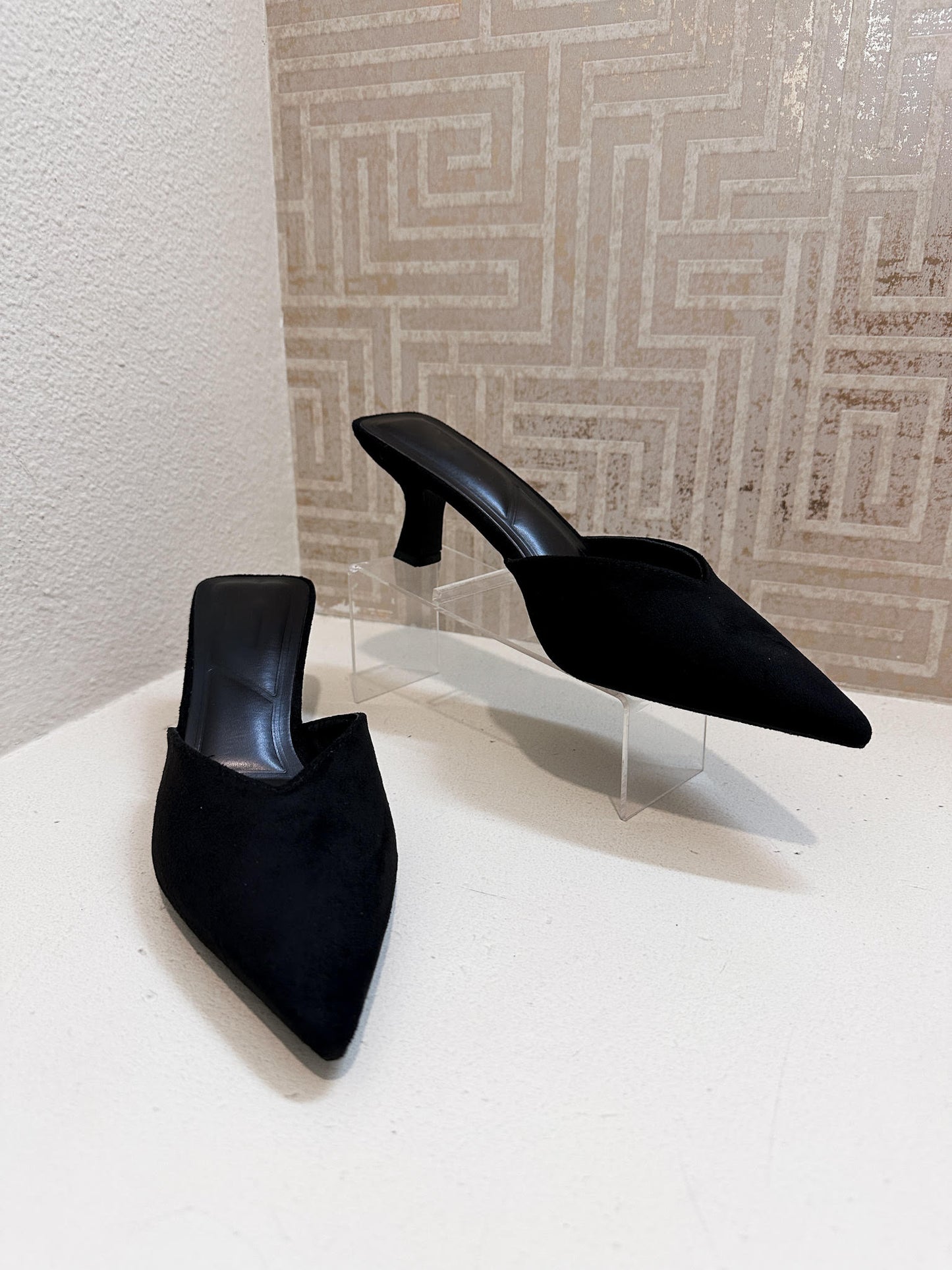 Point Toe Slip on Mule