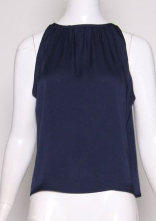Carrie Elastic High Neck Tank Top