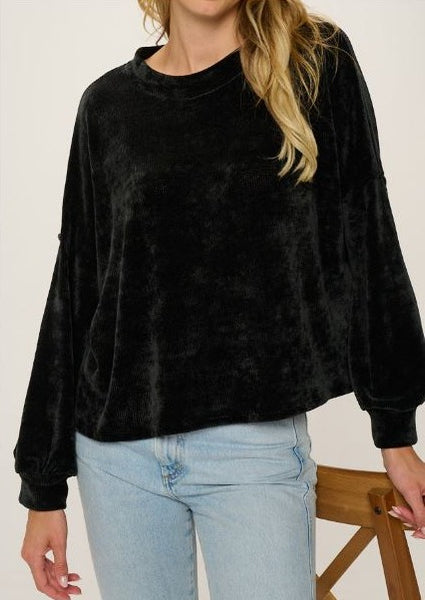 Chenille Knit Top
