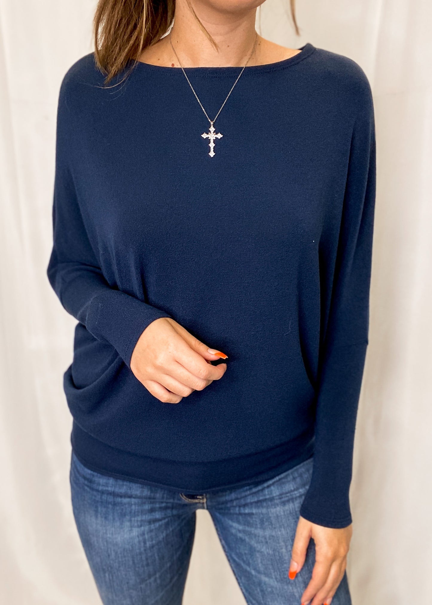 Marsha Off The Shoulder Dolman Sleeve Top