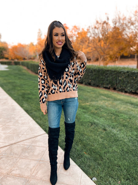 Snow Leopard Sweater